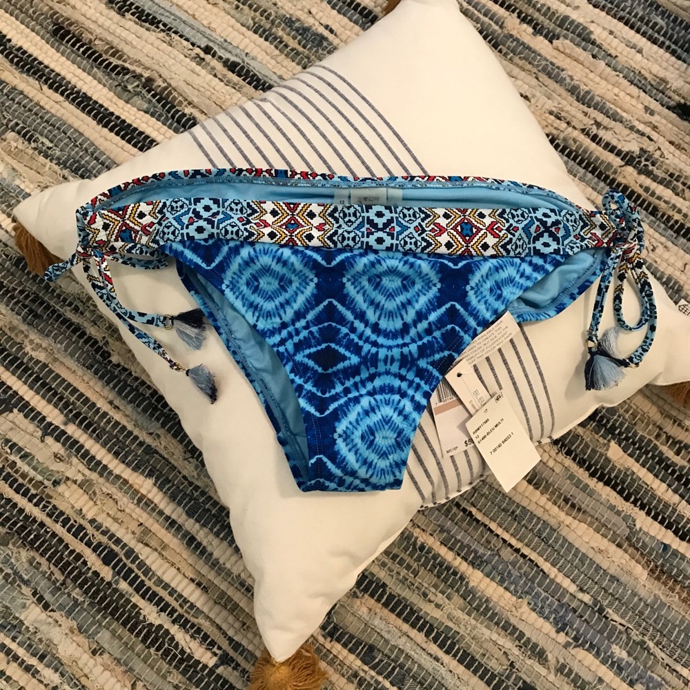 Bleu Rod Beattie tie dye bikini bottoms, size 12 - Picture 2 of 13